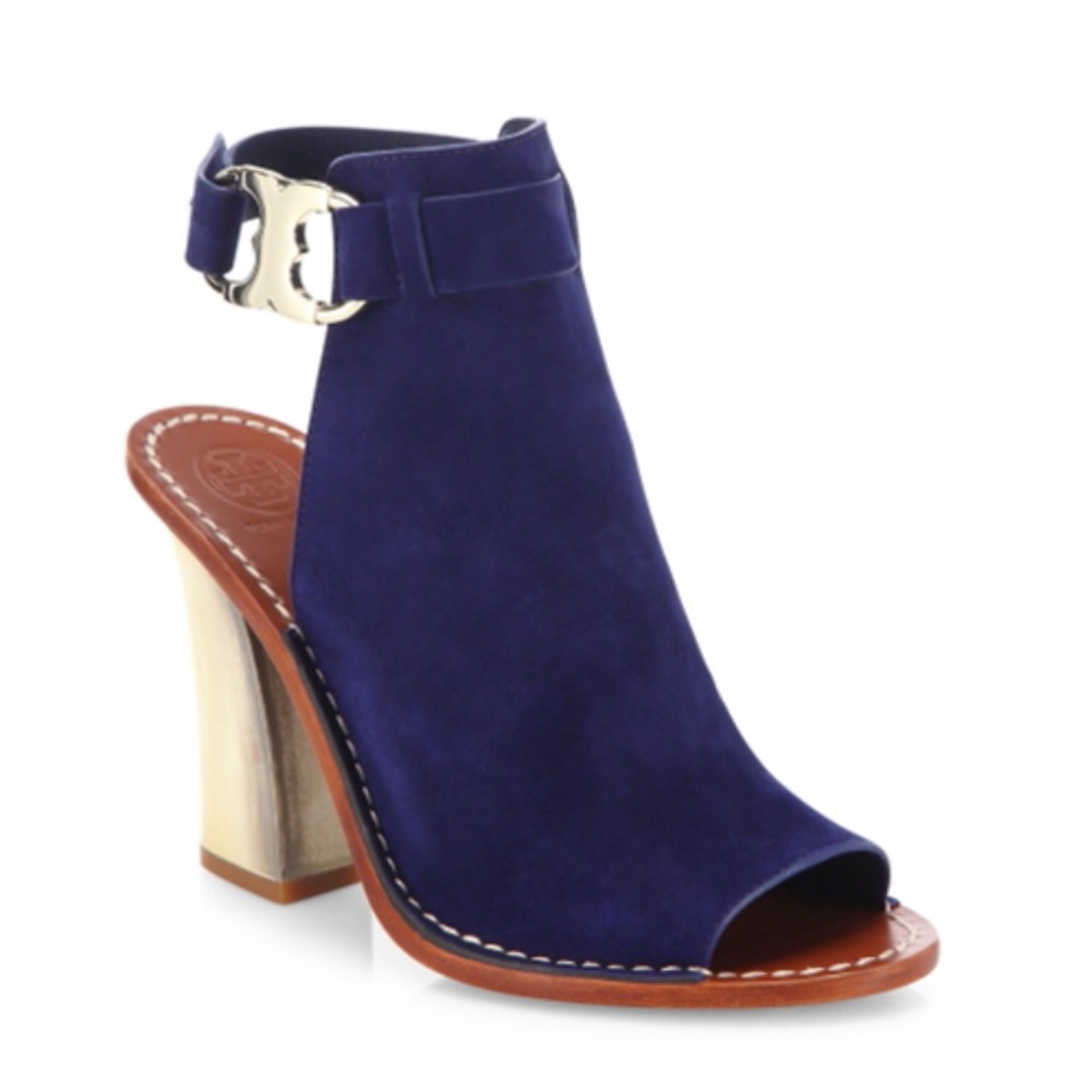 Tory Burch Gemini Link Peep Toe Heel